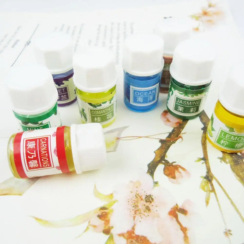 

New Gift Box Pure Natural Essential Oils Set For Humidifier Lavender Mint Lemon Bergamot Tea Tree Purify Air Aroma Oil