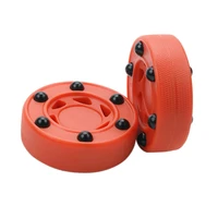 roller hockey durable abs high density good quality practice puck perfectly balance for ice inline street roller hockey training