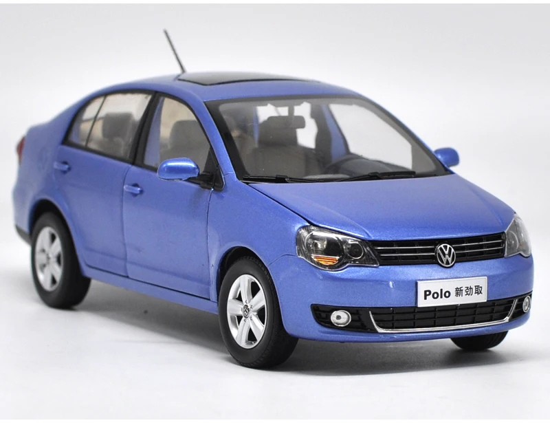 

Оригинальная фабрика 1:18 VW Jinqu синий седан Классические игрушки модели на день рождения/рождественские подарки, коллекция