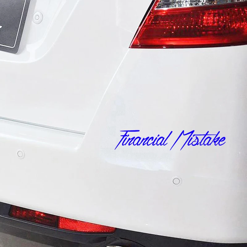 2017 Hot Sale Car Stying Sticker Decal Tuning Drift Bumper Financial White Bike Personality Fashion Vinyl Jdm | Автомобили и