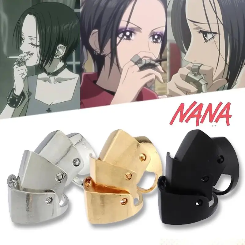 Кольцо в стиле панк для косплея аниме Осаки Нана | Тематическая одежда и униформа