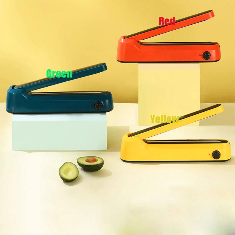 

Creative Food Vacuum Sealer Portable Bag Clips Handheld Mini Electric Heat Sealing Machine Seal Packing Plastic Impulse Sealer