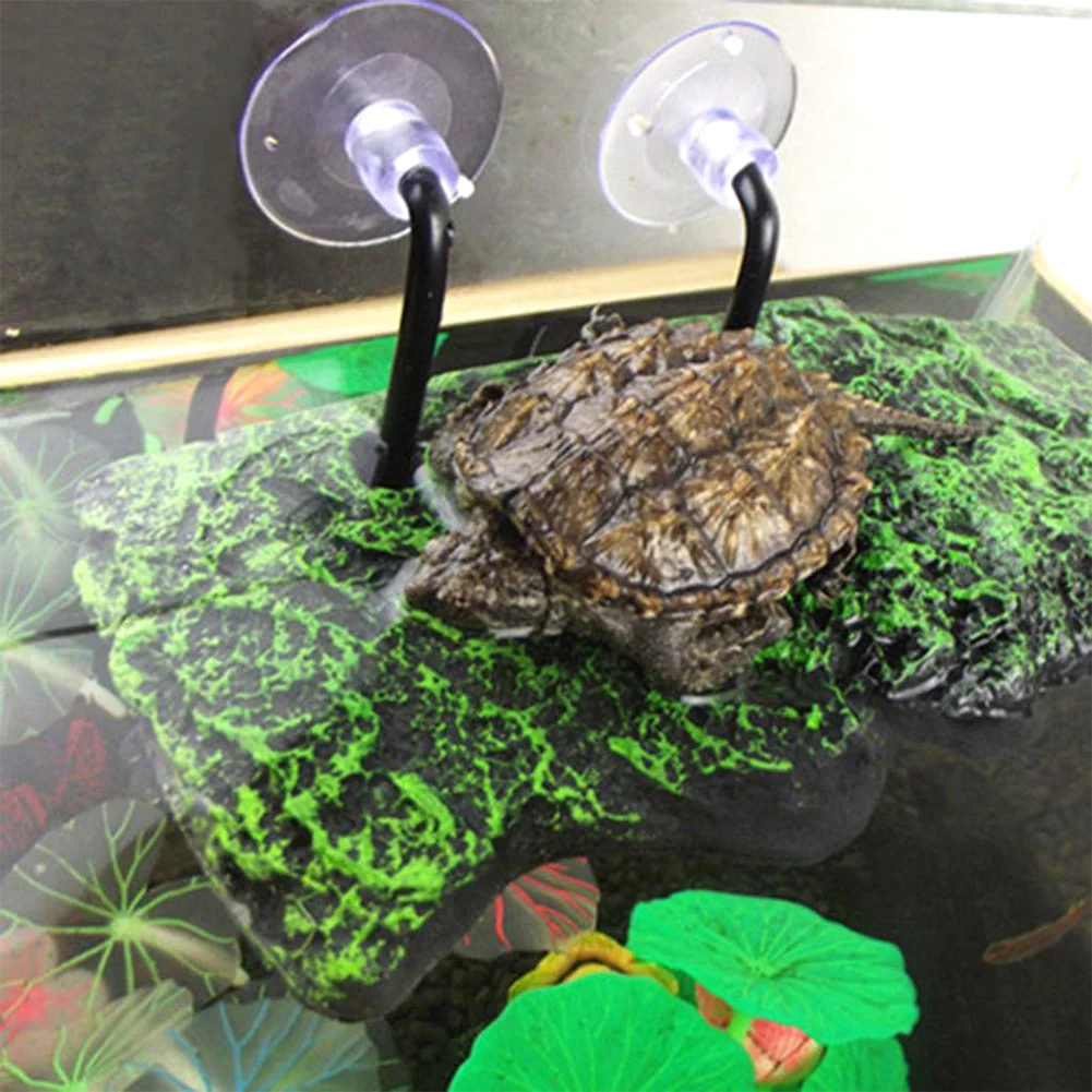 Новый аквариум плавающий сосательный диск док станция для черепахи терраса
