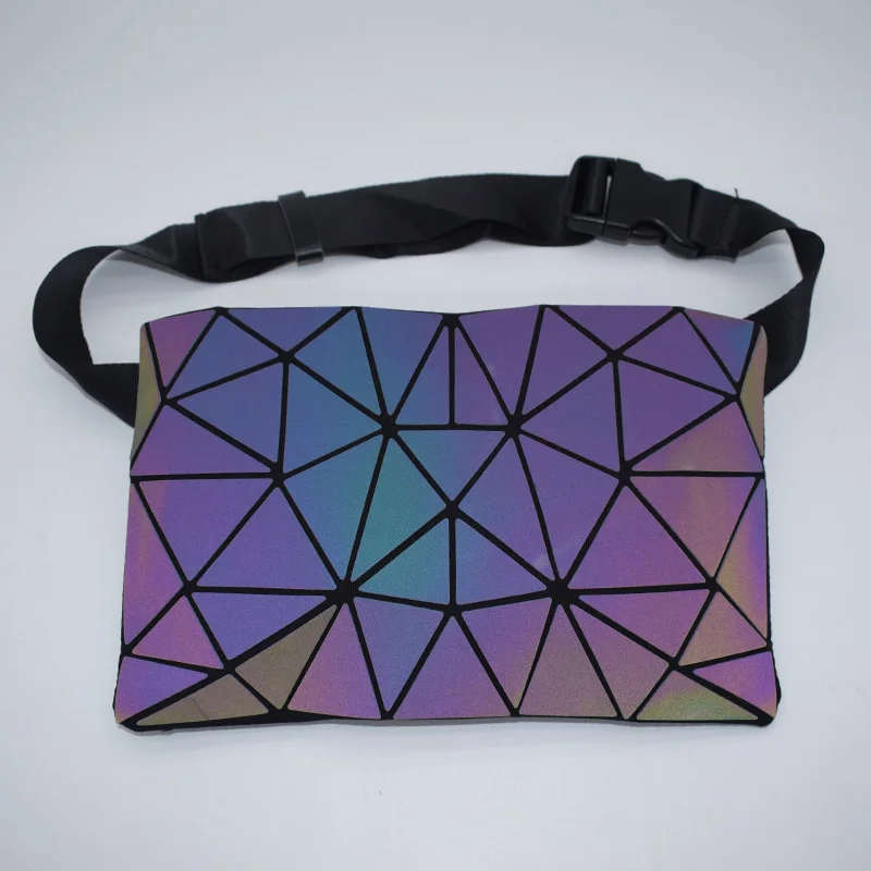 Светящиеся женские поясные сумки голографическая поясная сумочка Женская сумка