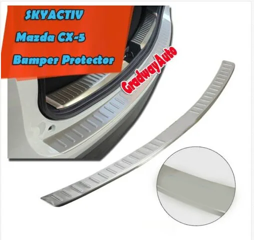 

Car Rear Bumper Sill Protector Diffuser Spoiler Guards Trim For Mazda CX-5 CX5 2012 2013 2013 2014