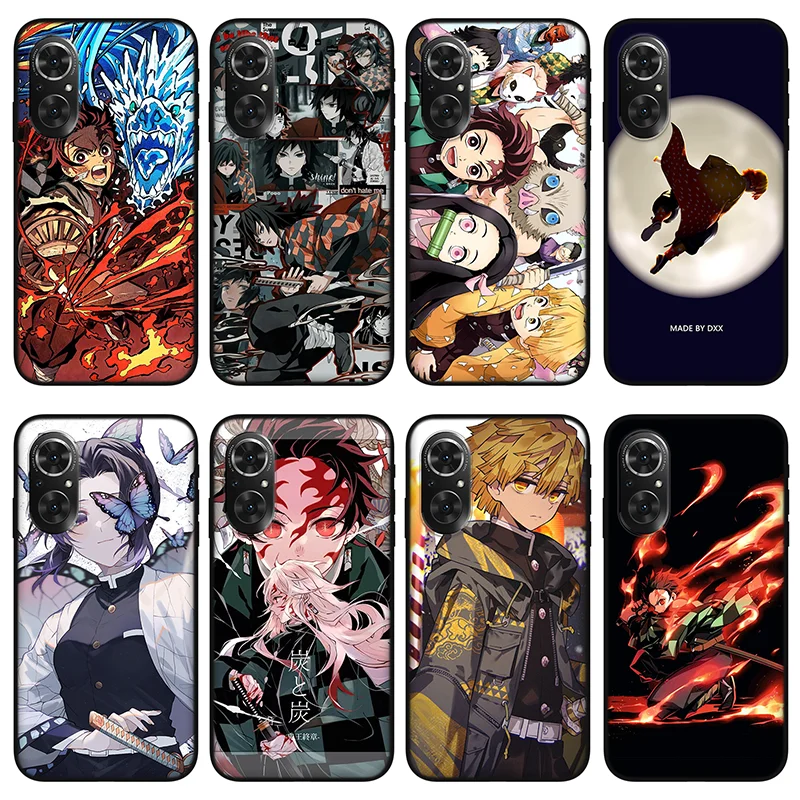 

Чехол для телефона huawei honor 50 30 pro 50se play 4 5, силиконовый черный чехол для huawei p50 nova 7 8 pro