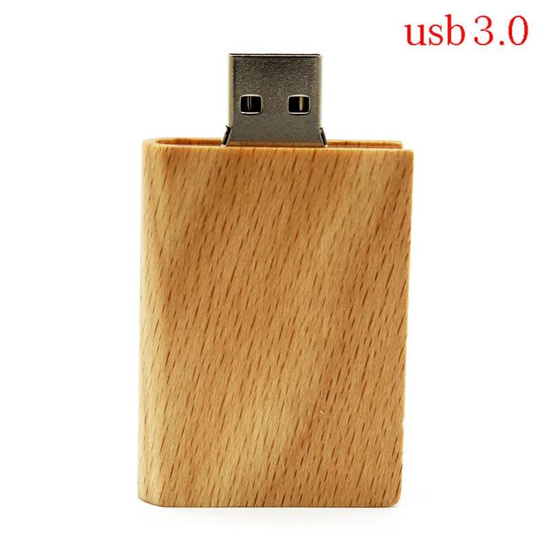 TEXT ME usb3.0 деревянный 32 Гб модель книги usb флеш-накопитель 4 ГБ 8 16 кленовый