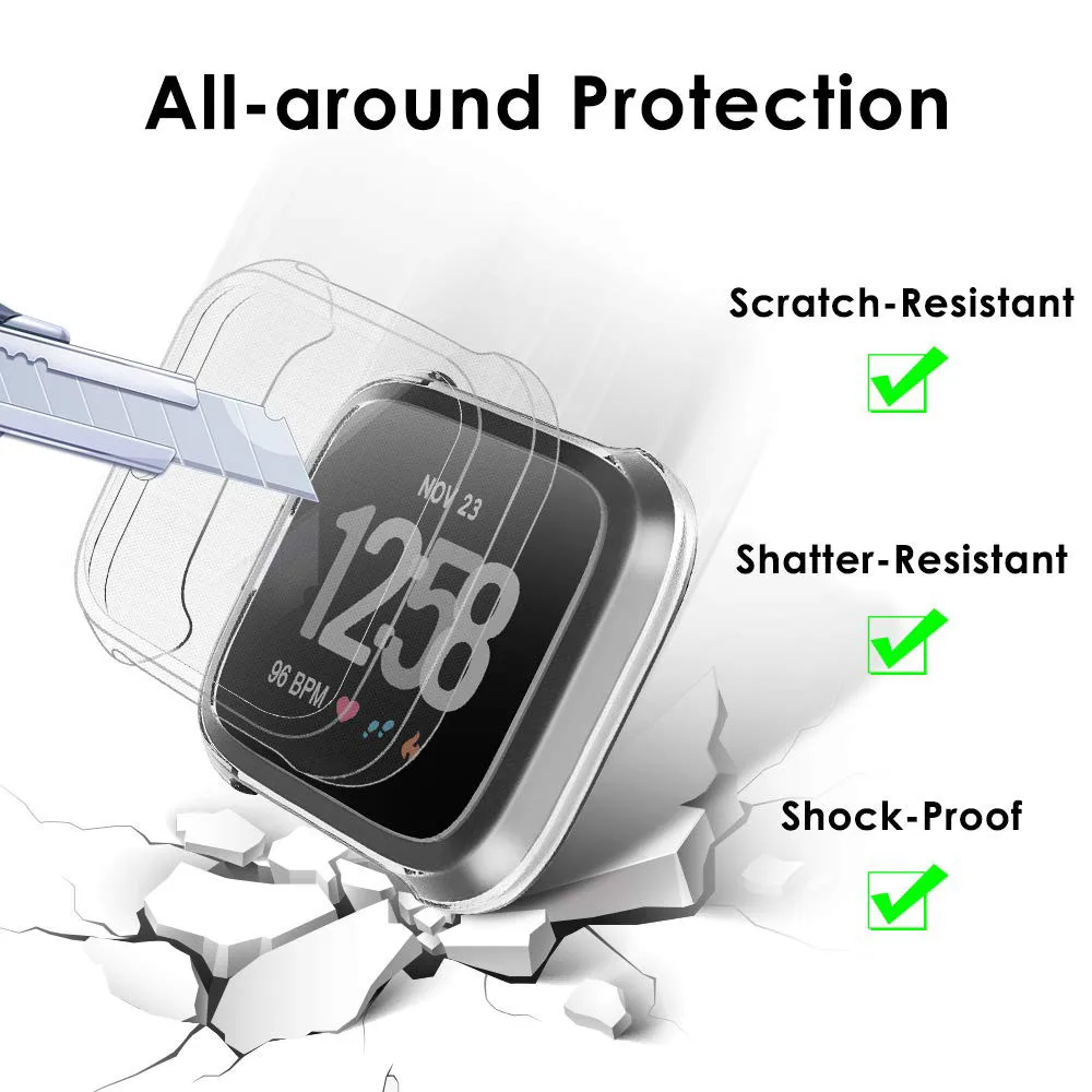 1 шт./2 шт. силиконовый чехол для умных часов Fitbit versa Lite | Электроника