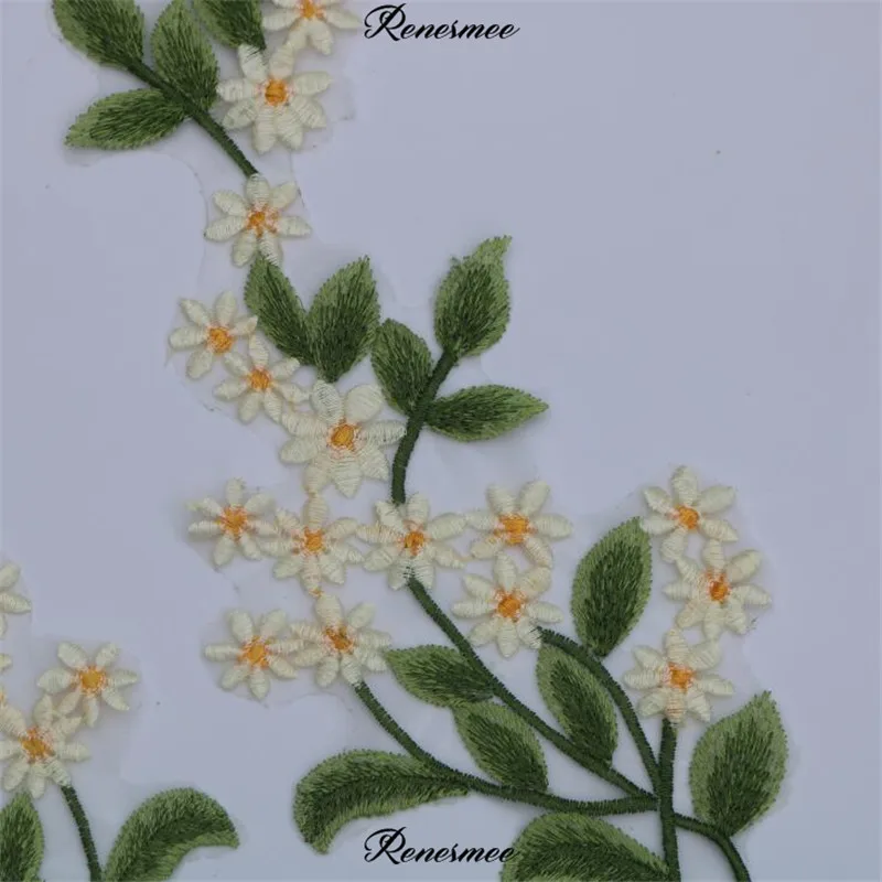 1 пара/2 шт. Кружевная аппликация в виде зеленых лесов|Заплатки| |