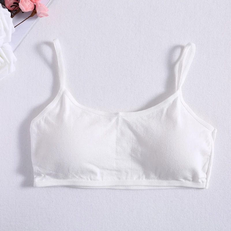 Юным девушкам прочный мягкий хлопок бюстгальтер подростков во время переходного