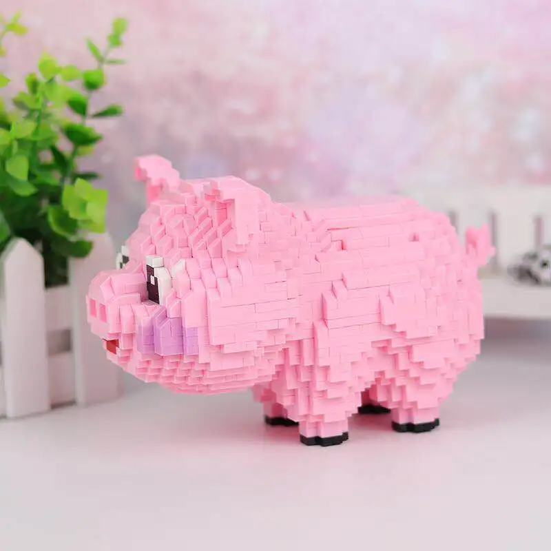 Мини куклы HC милые фигурки героев аукциона свиней розового цвета модель