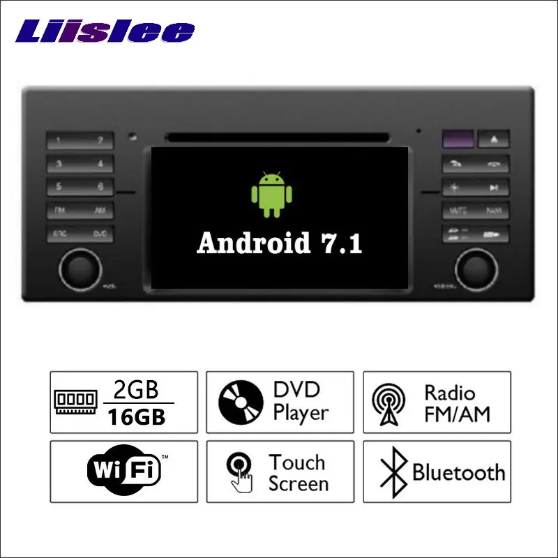 Android 7 1 2G RAM для BMW X5 E53 / E38 5E39 автомобильный Радио Аудио Видео мультимедийный dvd