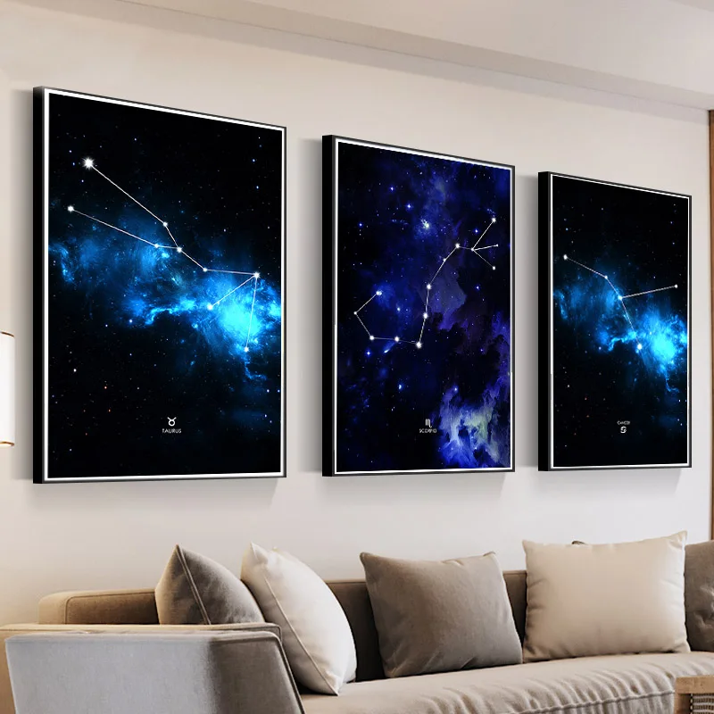 5D DIY Алмазная картина Зодиак Звездная ночь картина Алмазная мозаика наборы для вышивки крестом мозаичное искусство 12 созвездий