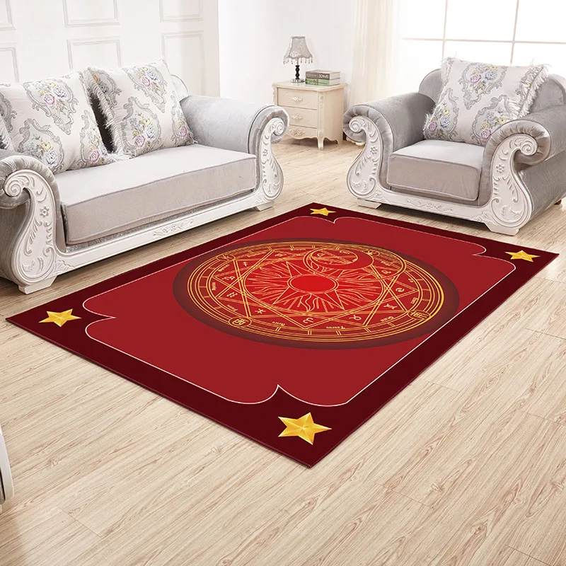 

Card Captor Sakura Rug Floor Door Mat Carpet For Living Room Bedroom Vestibule TOILET Rugs Washable