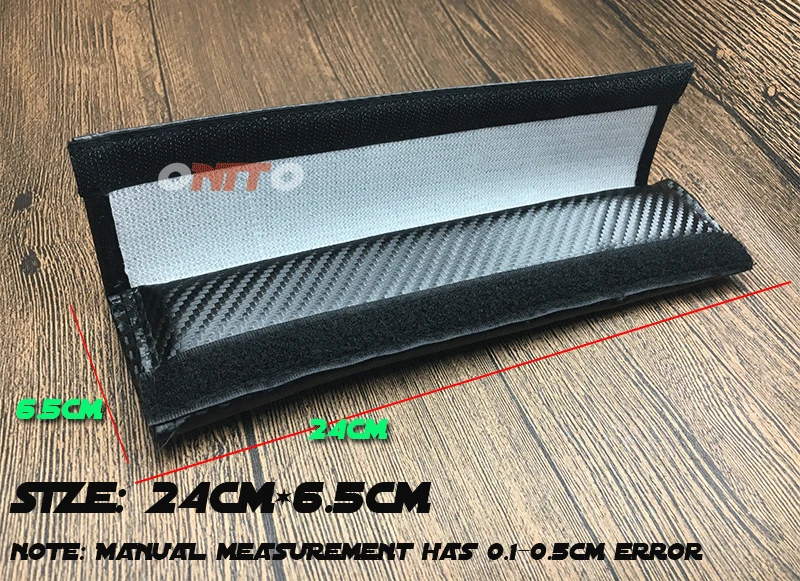 

2PCS car seat belts Carbon Fiber Safety Seat Belt Shoulders Pad Truck Cover Kids Cushion For A3 A4 A5 A6 Q3 Q5 Q7 Car styling