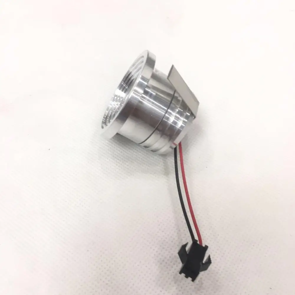 Светодиодный мини светильник для шкафа 10 шт./лот 3 Вт диаметр 41 мм 12 В постоянного