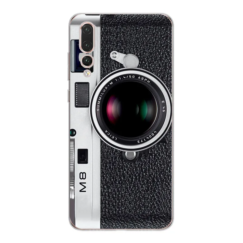 Classic retro audio tape old mobile phone transparent TPU soft case for Huawei P20 P40 P10 P30 Pro Mate20 30 Honor 20 9X cover