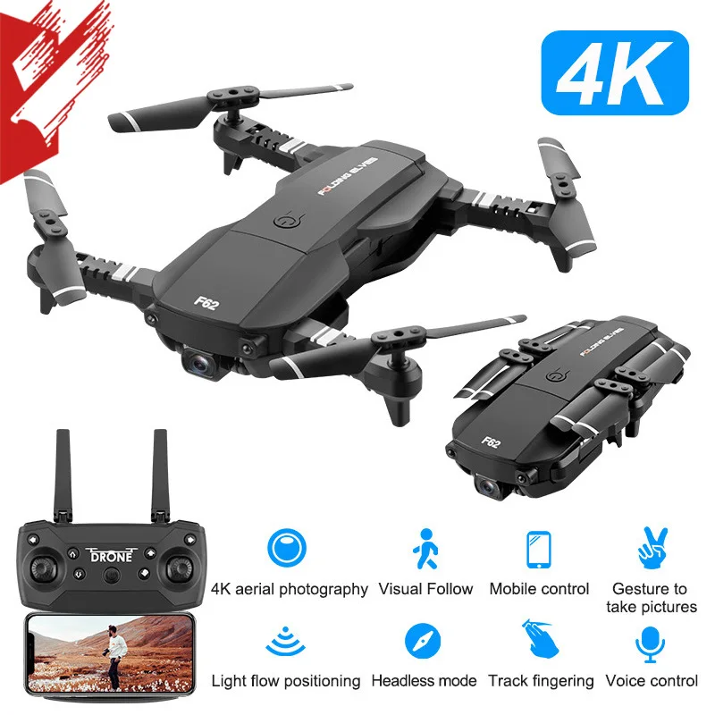 Flytec F62 2 4G WIFI 4K 16mp HD широкоугольная камера Радиоуправляемый Дрон с оптическим