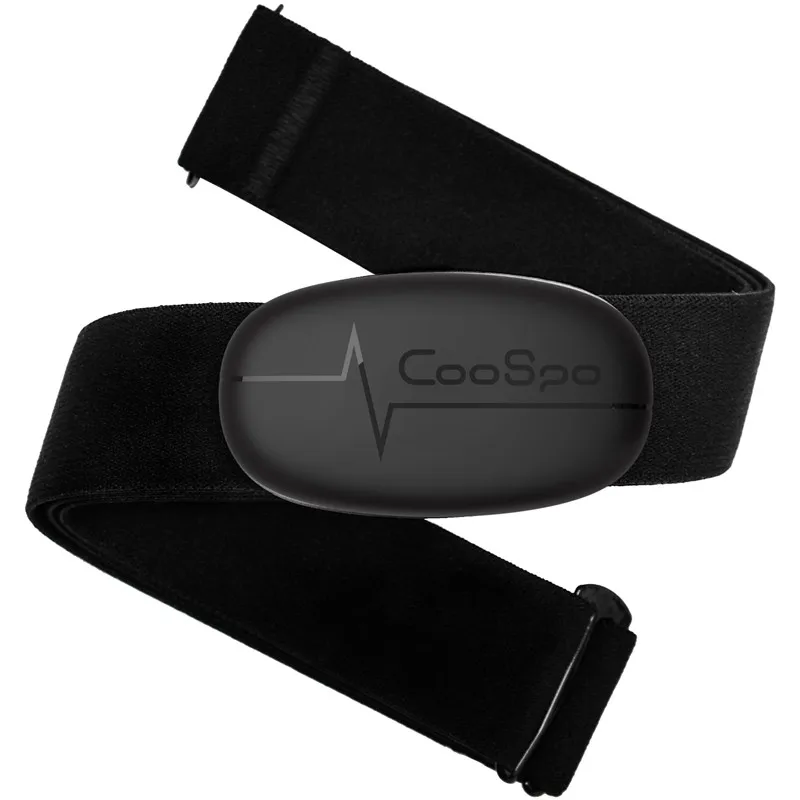 

CooSpo H6M Chest Heart Rate Monitor Bluetooth 5.0, ANT+ Waterproof Outdoor Sports Running Cyclin For Wahoo Garmin Bike Computer