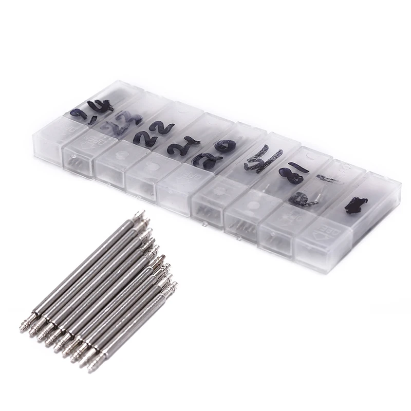 

New 20 PCS Watch Repair Set 16-24MM Stainless Steel Watch Band Spring Bars Strap Link Pins Watchmaker
