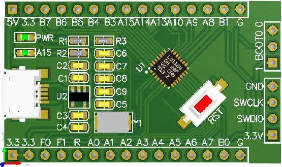 Материнская плата Stm32l011g4u6 низкомощная новая минимальная системная stm32l011