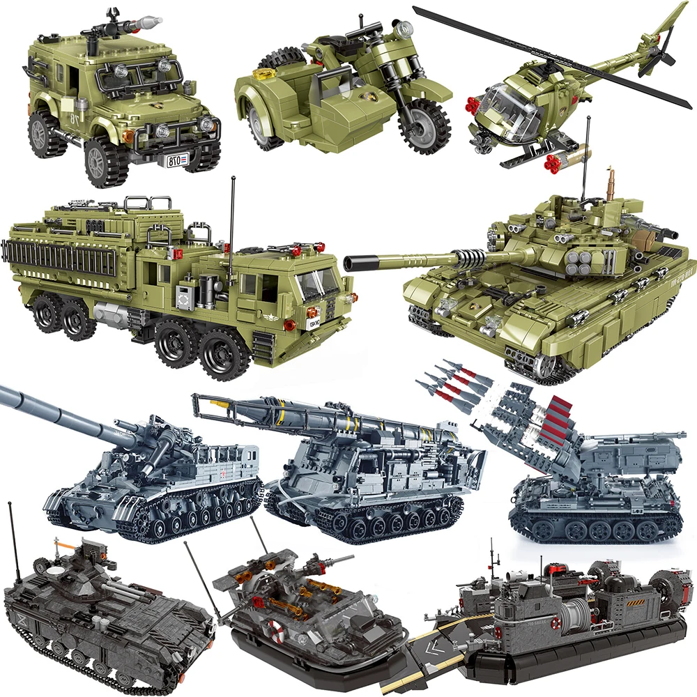

xingbao 06008 Military vehicle Tanks sets ww2 jeep machine model building blocks bricks AC130 world war 2 ii 1 armored truck