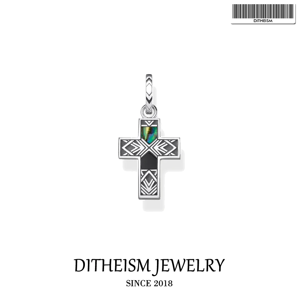 

Кулон-крест из серебра 925 пробы, этнический подарок для женщин и мужчин, лето 2021 г.