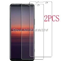 2pcs for sony xperia 5 ii tempered glass protective on xperia5 5ii so 52a screen protector film cover