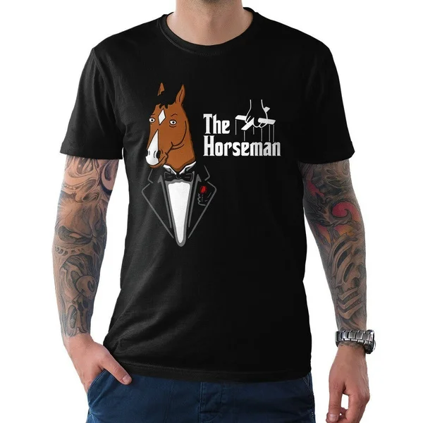 

Horseman Godfather Funny Men's Cotton T-shirt Size S to 3XL