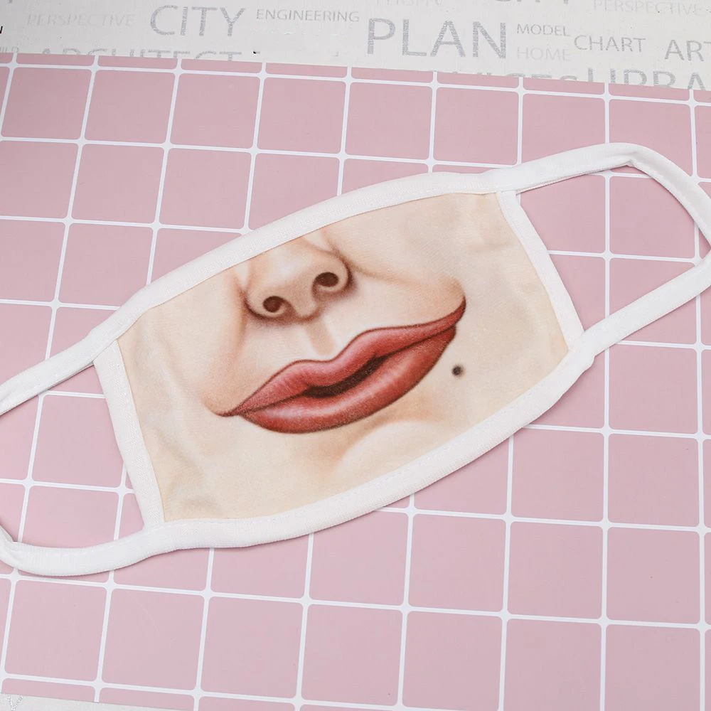 5 шт. противопылевая маска креативные пылезащитные теплые Забавные Маски для