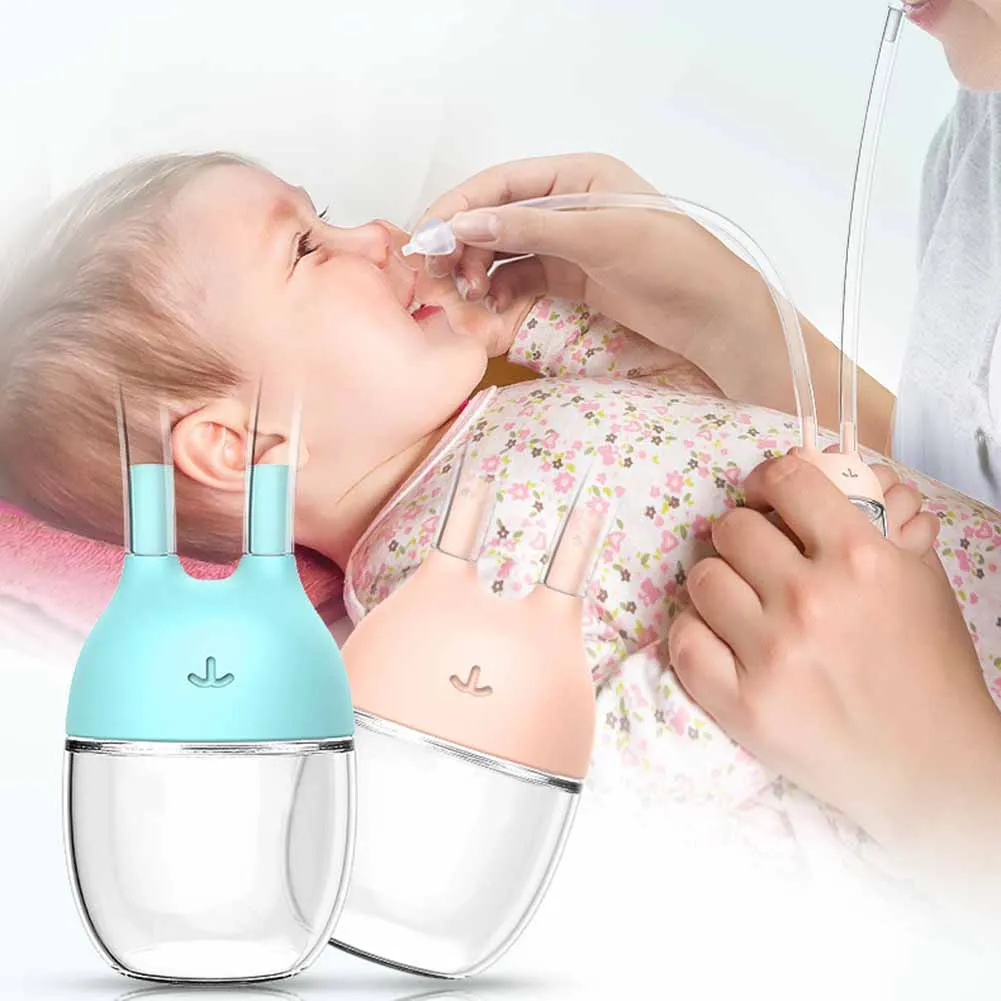 Присоска для чистки носа детей моющийся тип всасывание рот новорожденных забота