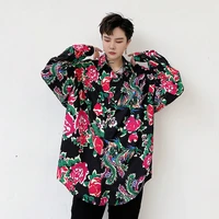 2021 cardigan for men clothing lovers fashion summer the new hot neutral loose printing long sleeves tidal college current