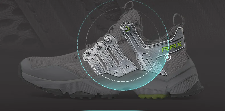 Rax Hiking Shoes Women Summer Big Size Breathable Ligjtweight Women Jogging Shoes Outdoor Sports Sneakers Female Antikid Shoes