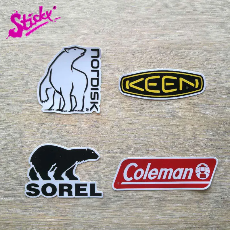 

STICKY Outdoor Car Stickers Logo Decal Laptop Luggage Bicycle Pitcher Motor Waterproof Sunprotective Stickers