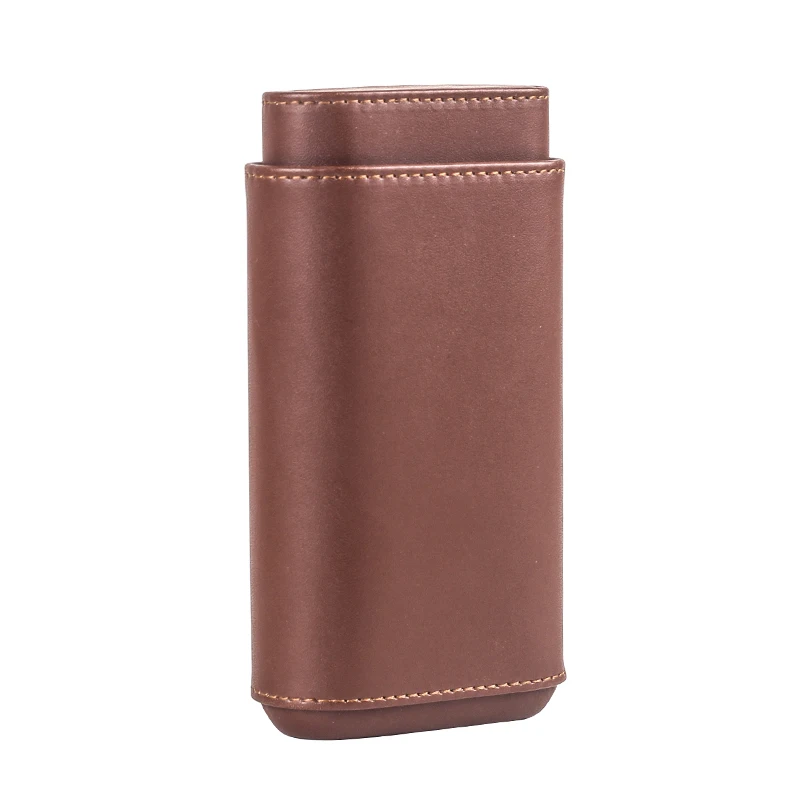 COHIBA чехол черного цвета из искусственной кожи и дерево кедра с подкладкой