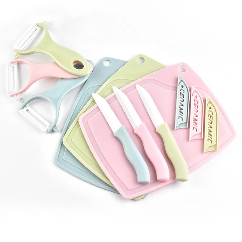 Набор керамических ножей для фруктов набор слайсер 3 шт. кухонных подарочных