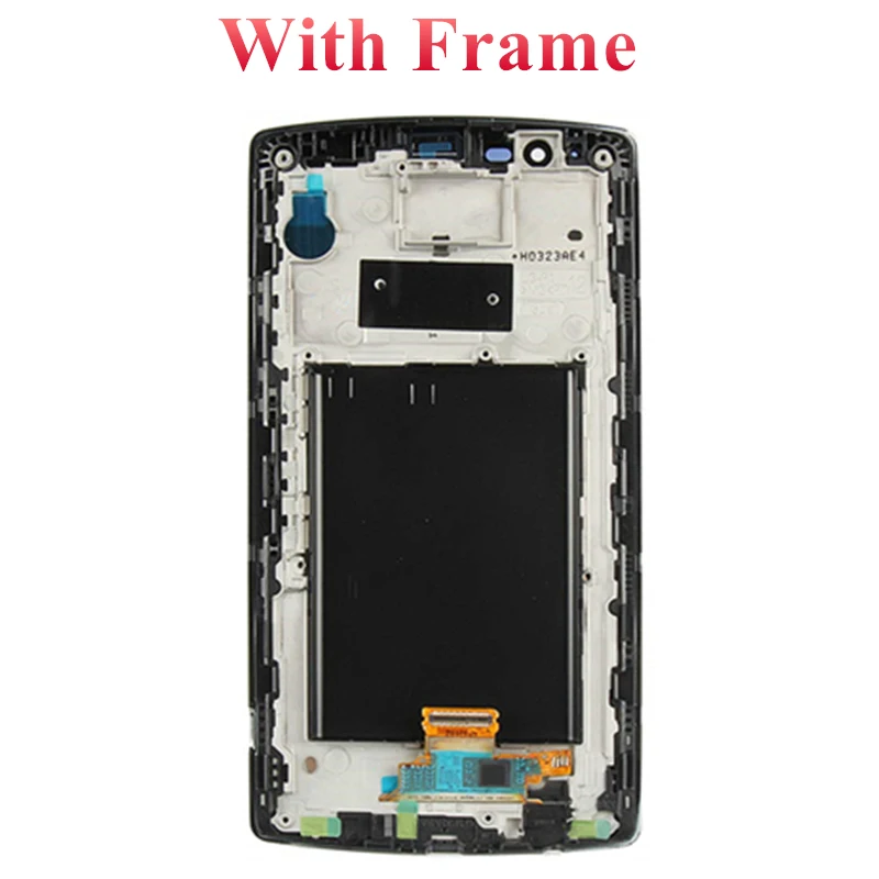 Black With Frame 5," для LG G4 H815 ЖК сенсорный экран дигитайзер сборка Замена для LG G4 ЖК средняя рамка H810 VS986 LS991 - Цвет: Black With Frame
