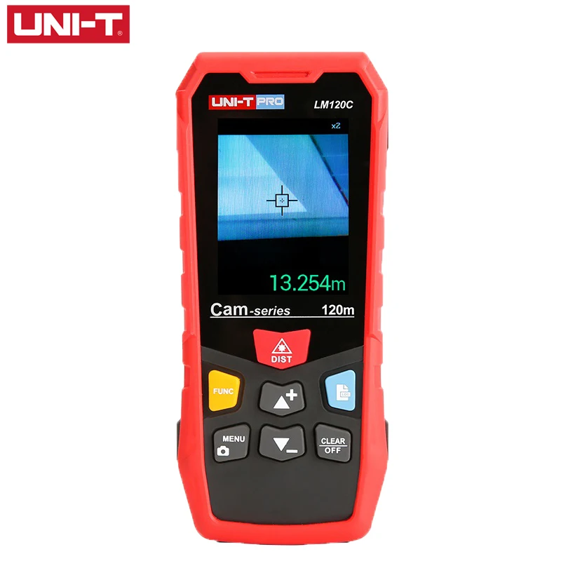 

UNI-T LM120C Camera Type Laser Rangefinder IP65 Waterproof Dustproof High-precision Digital Display Electronic Ruler