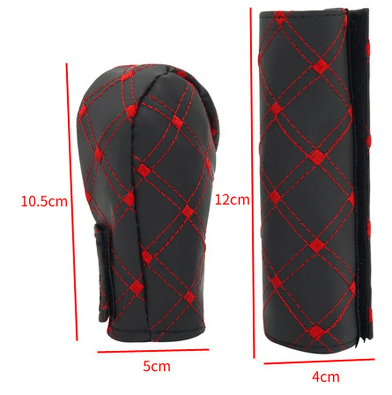 Универсальный 2 шт./компл. автомобиля Искусственная Кожа рукоятка рычага