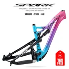 2021 LEXON SPARK 29er полная подвеска рама MTB 29 дюймов карбоновая подвеска рама 148 мм карбоновая рама MTB AM рама