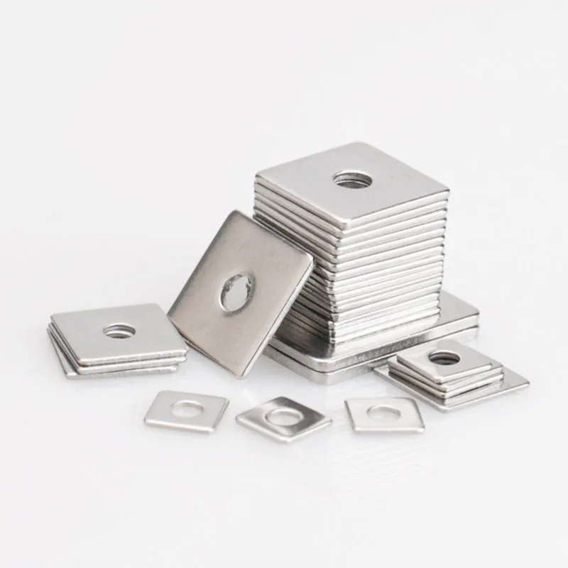 Square Flat Washers 304 A2 Stainless Steel Washer M3 M4 M5 M6 M8 M10 M14 M16 images - 6