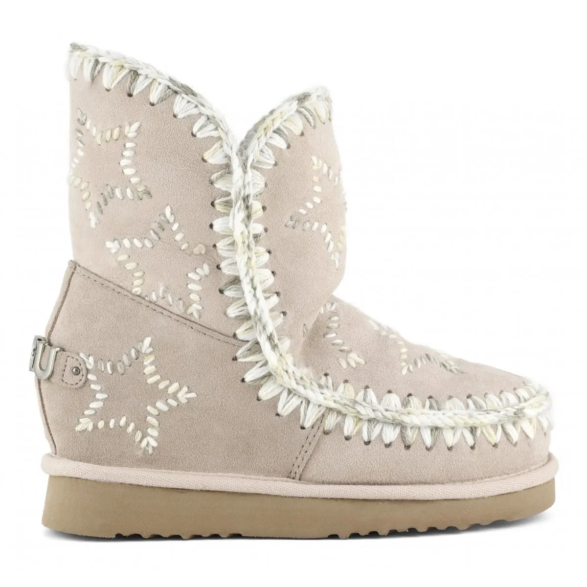 

2021 winter women snow ankle boots inner wedge wool stars original sheepskin luxury brand ladies botines botas