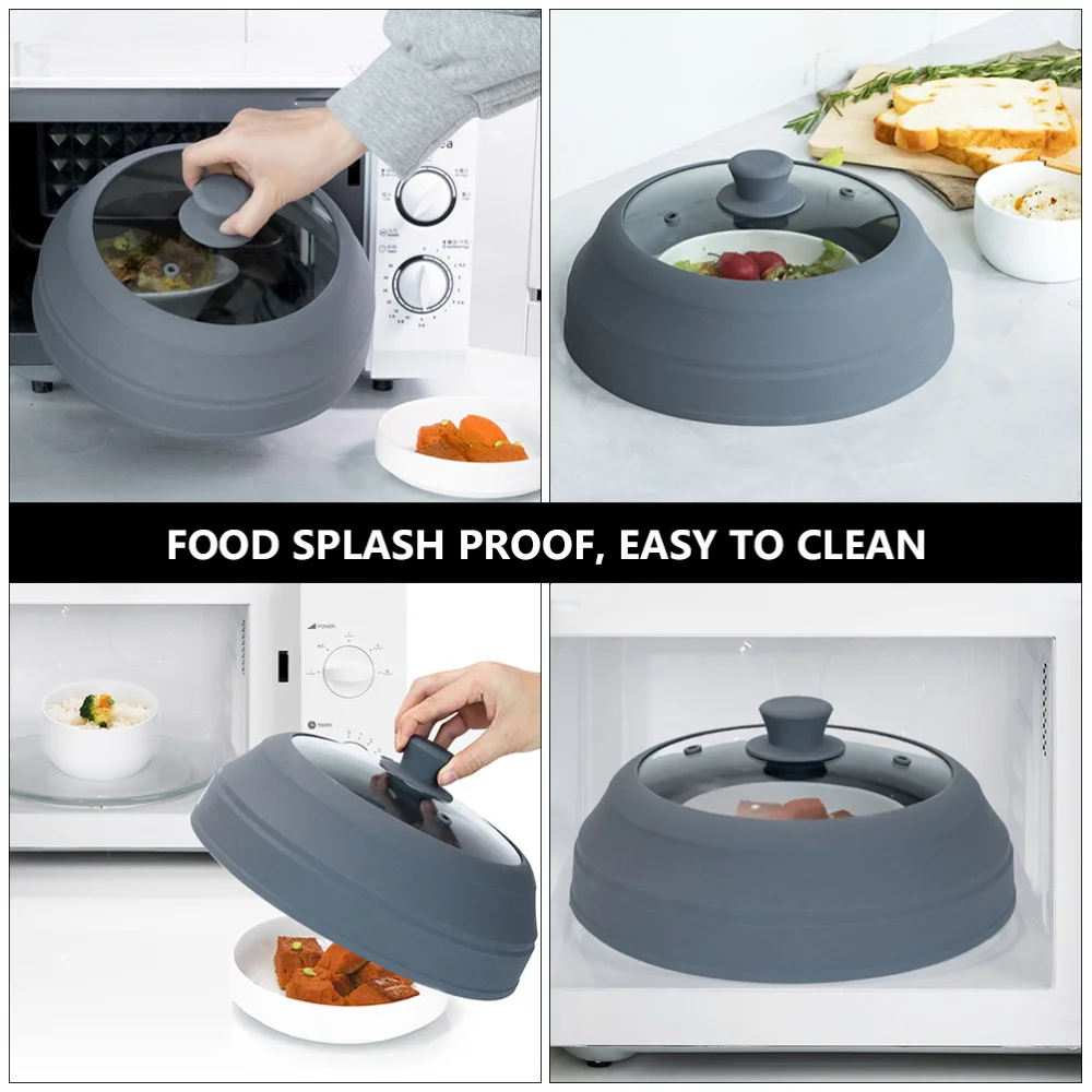 

Foldable Microwave Heating Splatter Covers Dish Cover Preservation Food Cover