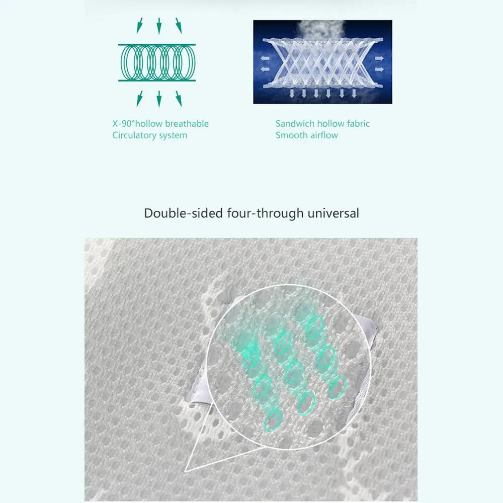 Летняя охлаждающая подушка для коляски 3D сетчатая дышащая подстилка матрас