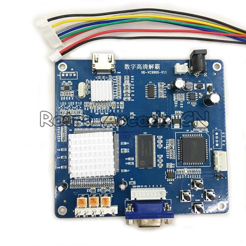 Плата видеоконвертера VGA/RGB/CGA/EGA/YUV на HDMI для игровых автоматов|Игры с монетами| |