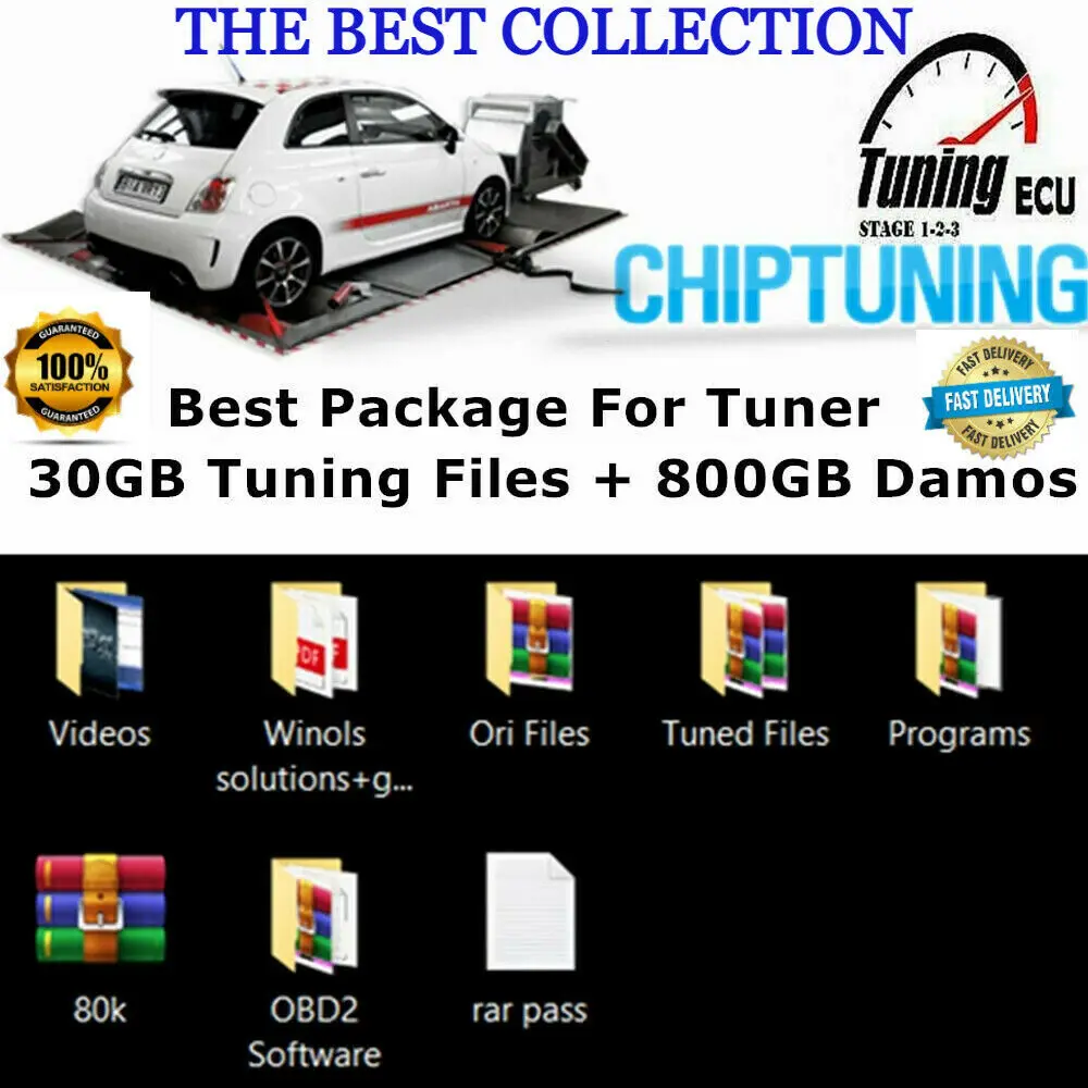 

30 Гб чип Тюнинг файлы лучший посылка для тюнер Remap с KESS/KTAG/FGTECH инструмент