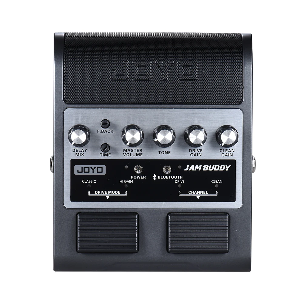 JOYO JAM BUDDY портативный Перезаряжаемый Bluetooth 4,0 двухканальный 2*4 Вт Педальный Стиль Гитарный Усилитель колонка с усилителем с задержкой