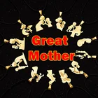 Ожерелье из нержавеющей стали с подвеской на кожаном шнурке