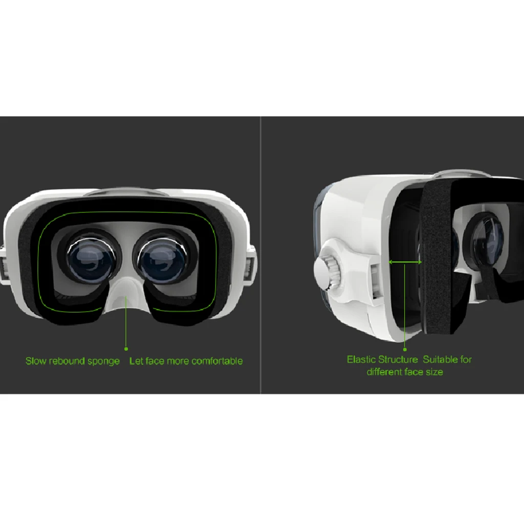 3D VR гарнитура Очки виртуальной реальности мобильный телефон Bluetooth пульт