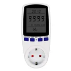 Цифровой ваттметр с европейской вилкой, ваттметр, анализатор мощности, электронный измеритель мощности, автоматический перевод мощности в кВтч, скидка 30%